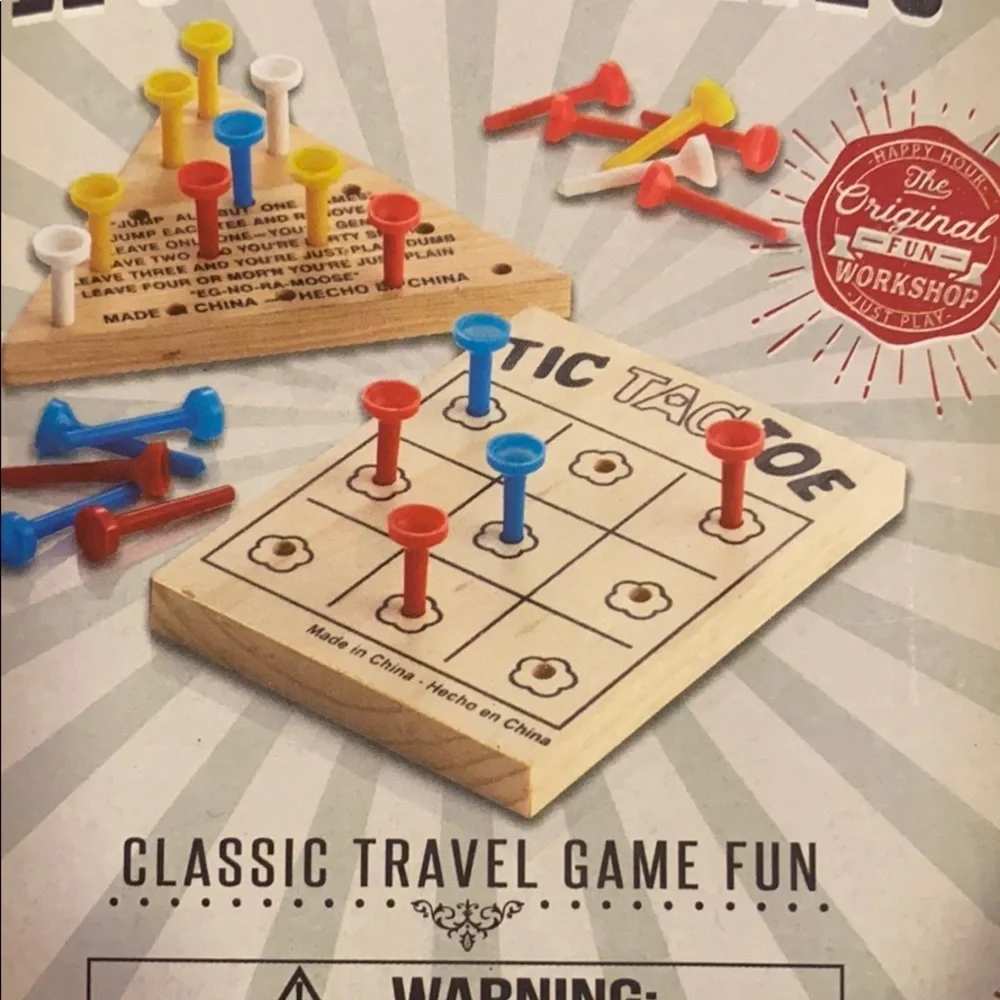Nostalgic Wooden Games Classic Travel Fun 2 Player​ - Picture 6 of 7